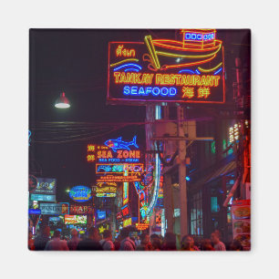 Aimant Pattaya Walking Street en Thaïlande