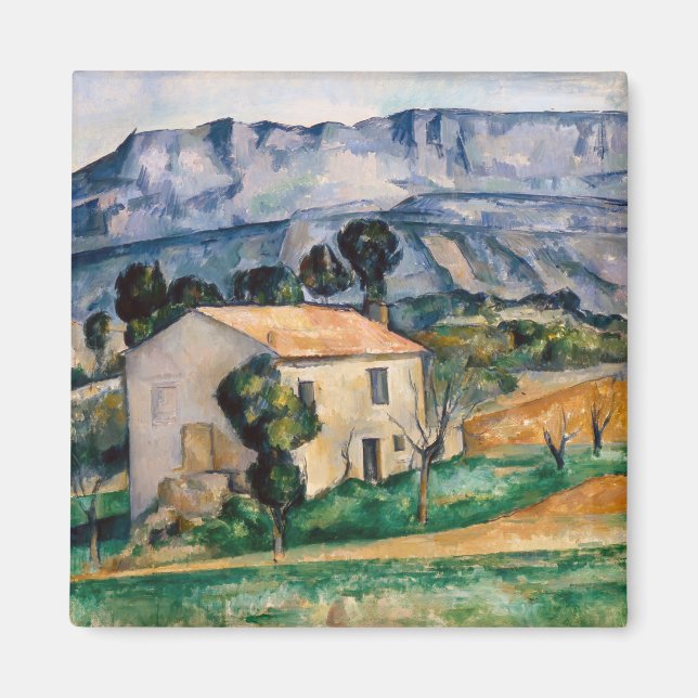 Aimant Paul Cezanne - Maison en Provence (Devant)