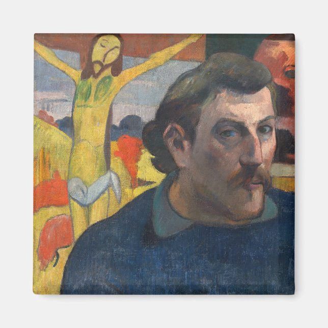 Aimant Paul Gauguin - Autoportrait avec Christ Jaune (Devant)
