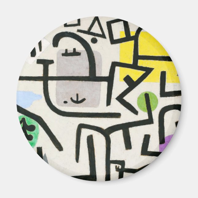 Aimant Paul Klee Rich Harbour Expressionnisme Abstrait (Devant)