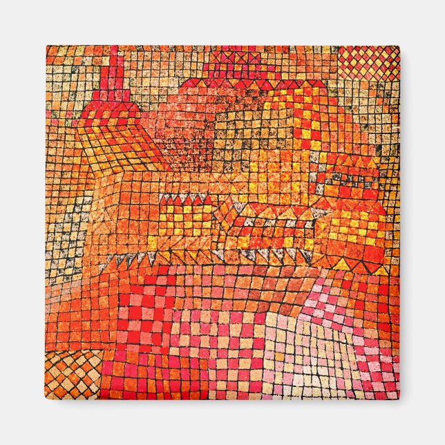 Aimant Paul Klee - Town Castle Kr. (Devant)