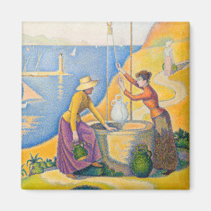 Aimant Paul Signac - Femmes dans le puits