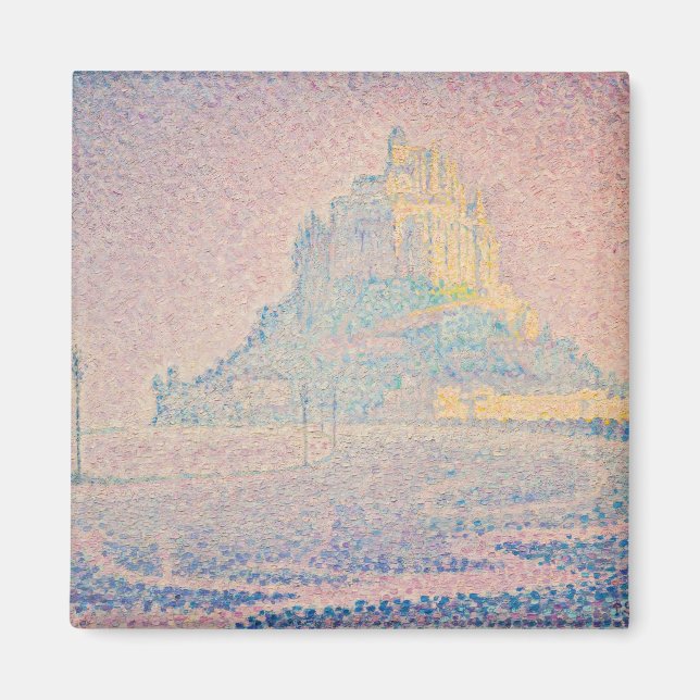 Aimant Paul Signac - Mont Saint Michel Fog et Soleil (Devant)
