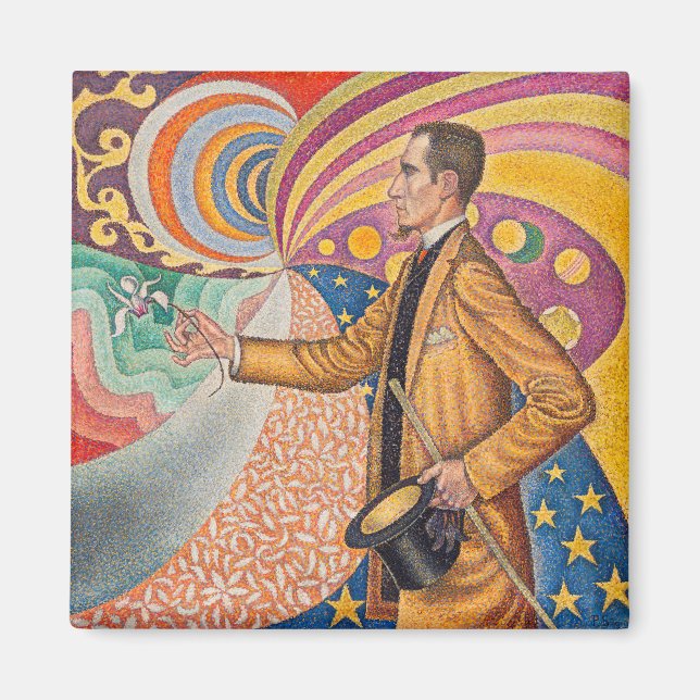 Aimant Paul Signac - Portrait de M Felix Feneon, Opus 217 (Devant)