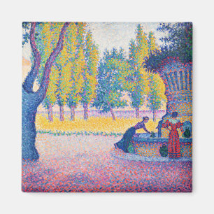 Aimant Paul Signac - Saint-Tropez, Fontaine des Lices