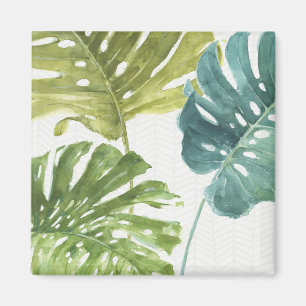Aimant Paumes tropicales mélangées des verts