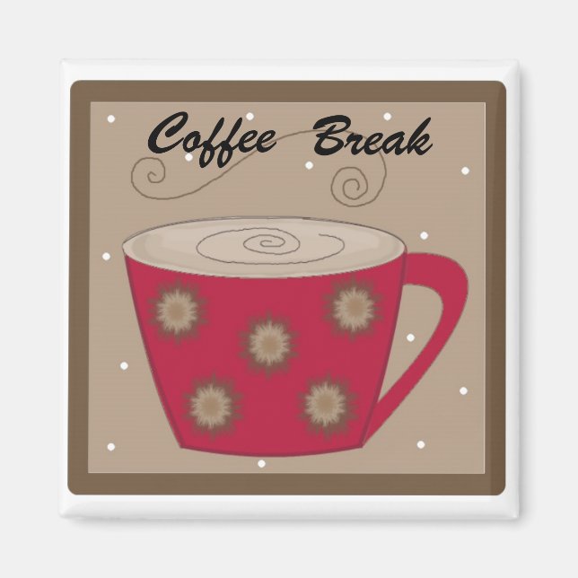 Aimant Pause café (Devant)