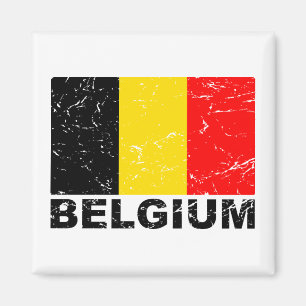 Aimant Pavillon Vintage de Belgique