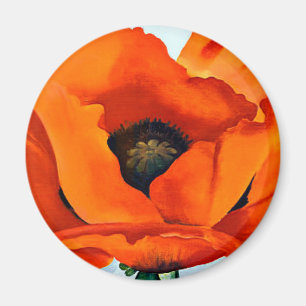 Aimant Pavot de rouge de stupéfaction Georgia O'Keeffe