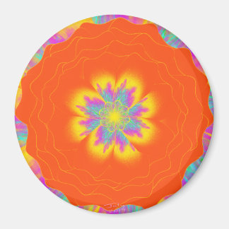 Aimant Pavot Sunrise par Power Flower