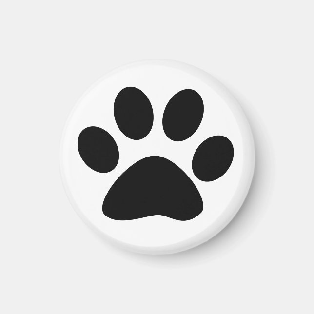 Aimant Paw Print Pattern Dog Mom Dad Christmas Favor Gift (Devant)