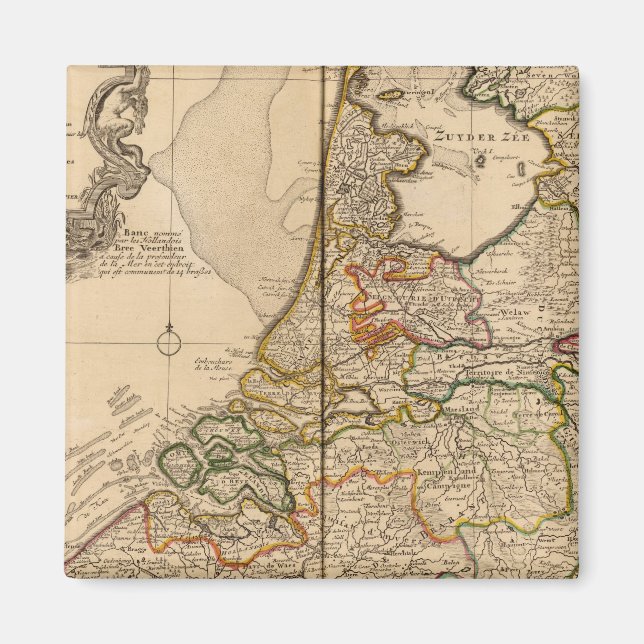 Aimant Pays-Bas et Belgique (Devant)