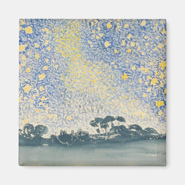 Aimant Paysage aux étoiles (Devant)