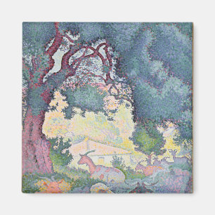 Aimant Paysage avec des chèvres, 1895