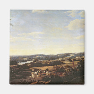 Aimant Paysage brésilien avec une plantation