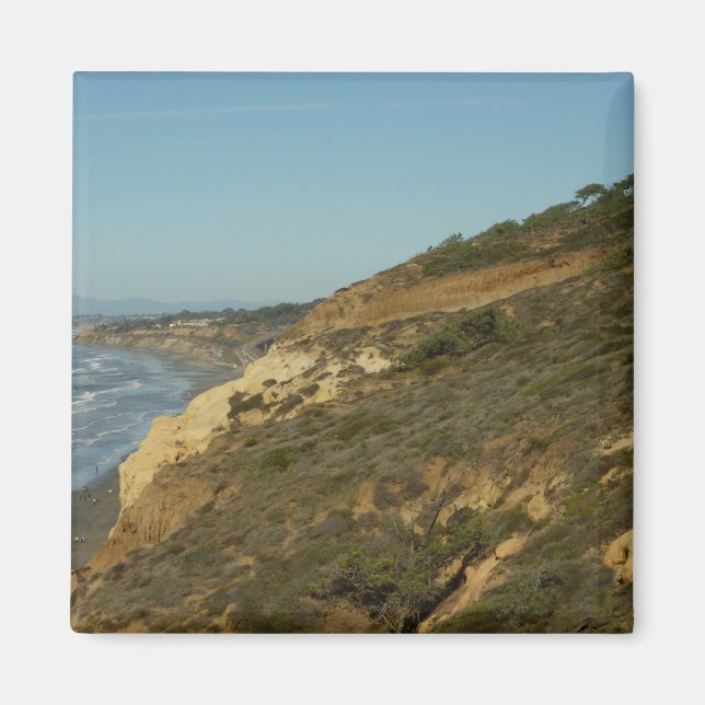 Aimant Paysage de voyage panoramique du littoral californ (Devant)