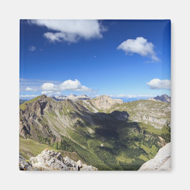 Aimant Paysage des Dolomites en été (Devant)