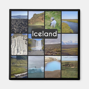 Aimant Paysage d'été islandais