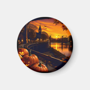 Aimant Paysage d'Halloween deux
