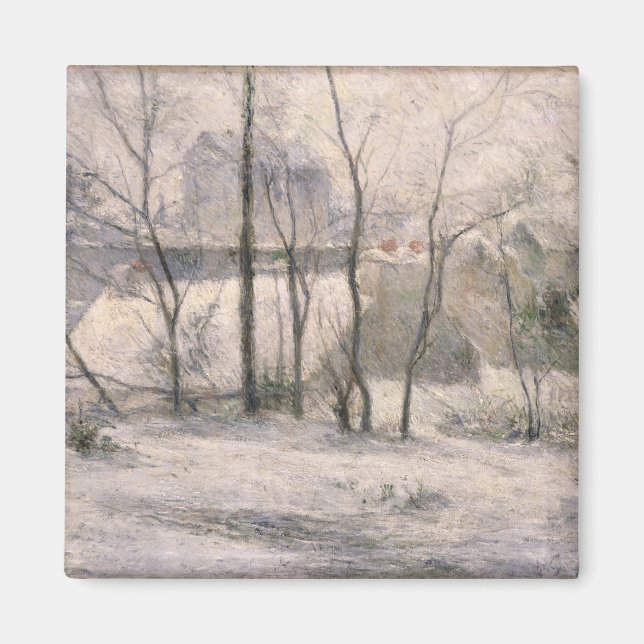 Aimant Paysage d'hiver, 1879 (Devant)