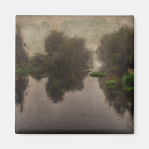 Aimant Paysage du Vieux Monde Peinture d'Art