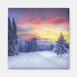 Aimant Paysage hivernal