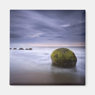 Aimant Paysage marin de lever de soleil de rochers de