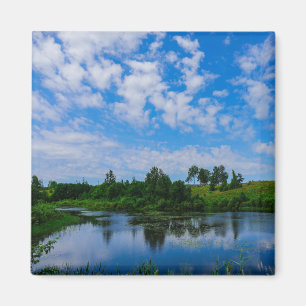 Aimant Paysage naturel Paysage Lac Ciel Biélorussie