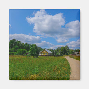 Aimant Paysage naturel Paysage rural Paysage Village Road