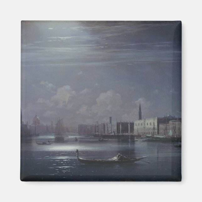 Aimant Paysage nocturne à Venise (ville italienne) (Devant)