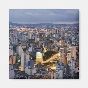 Aimant Paysage urbain 2 de Sao Paulo