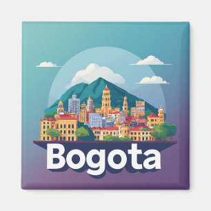 Aimant Paysage urbain coloré de Bogota