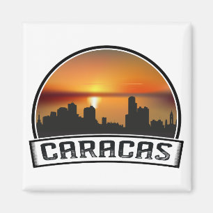 Aimant Paysage urbain de Caracas Venezuela Cool Voyage Vi