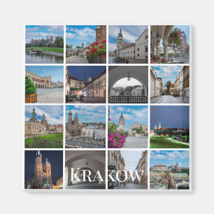 Aimant Paysages de la vieille ville de Cracovie, Pologne