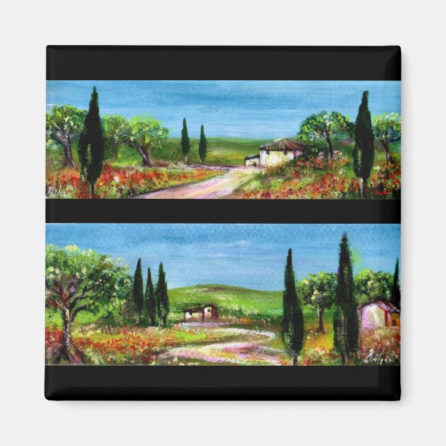 AIMANT PAYSAGES DE TOSCANE (Devant)