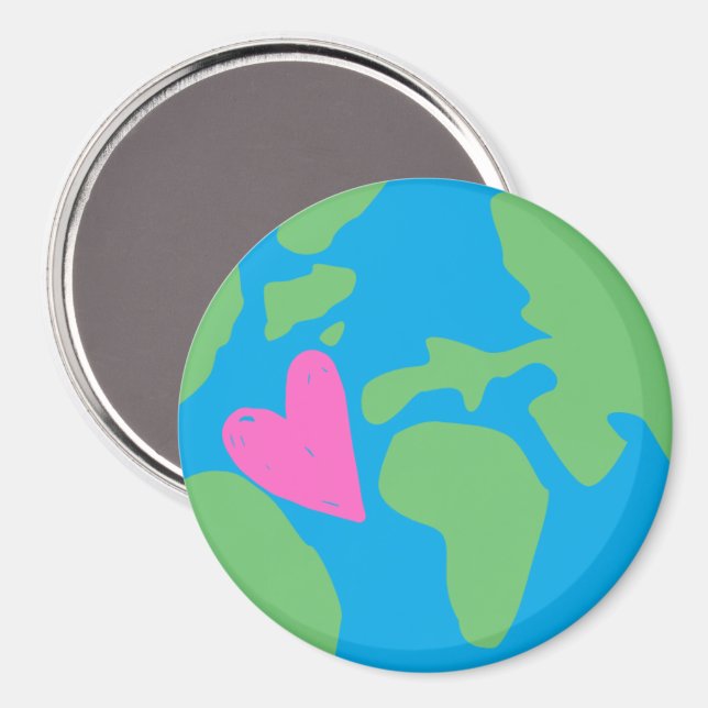 Aimant peaceful earth (Recto/Verso)