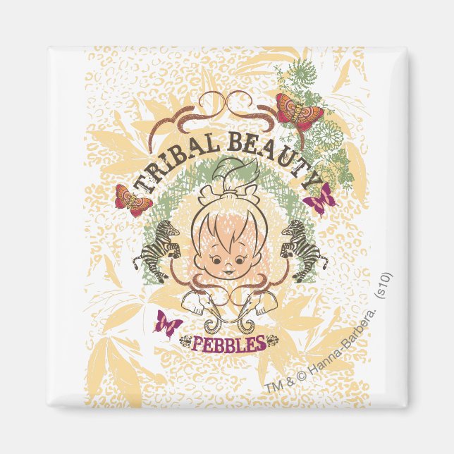 Aimant PEBBLES™ Beauté tribale (Devant)