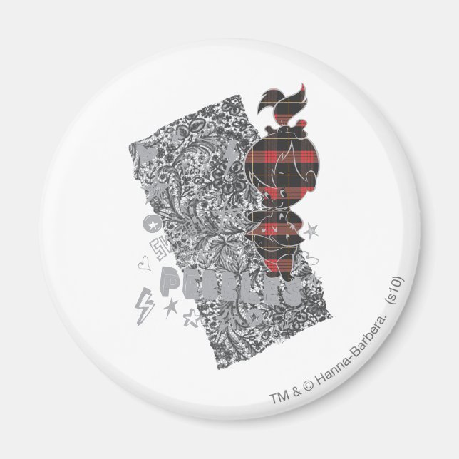 Aimant PEBBLES™ Punk Plaid (Devant)