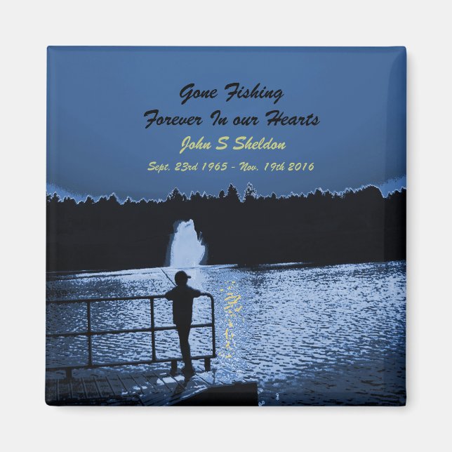 Aimant Pêche à jamais dans nos coeurs, Mémorial (Devant)