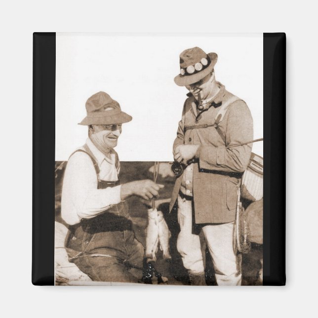 Aimant Pêcheurs vintages (Devant)