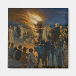 Aimant Peder Severin Kroyer - Midsummer's Eve Bonfire