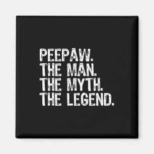 Aimant Pee-paw L'Homme Le Mythe La Légende Bunnyaw Drôle