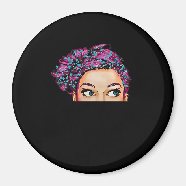 Aimant Peekaboo Halloween Design (Devant)