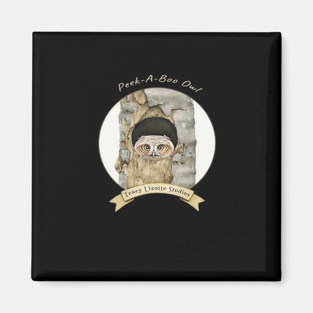 Aimant Peekaboo Mème Design Pour Halloween (Devant)