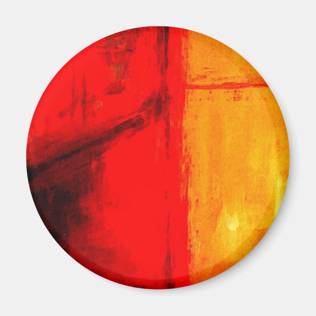 Aimant Peinture Abstraite moderne (Devant)