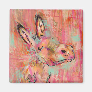 Aimant peinture d'âne