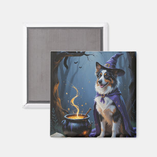 Aimant Peinture d'Halloween capricieuse australienne