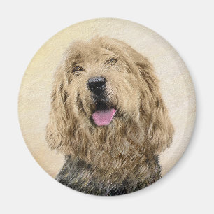 Aimant Peinture d'Otterhound - Joli art original de chien