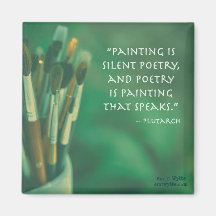Peinture Est Silencieux Poésie Plutarque Citation 