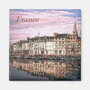 Aimant Peinture française de photo de port